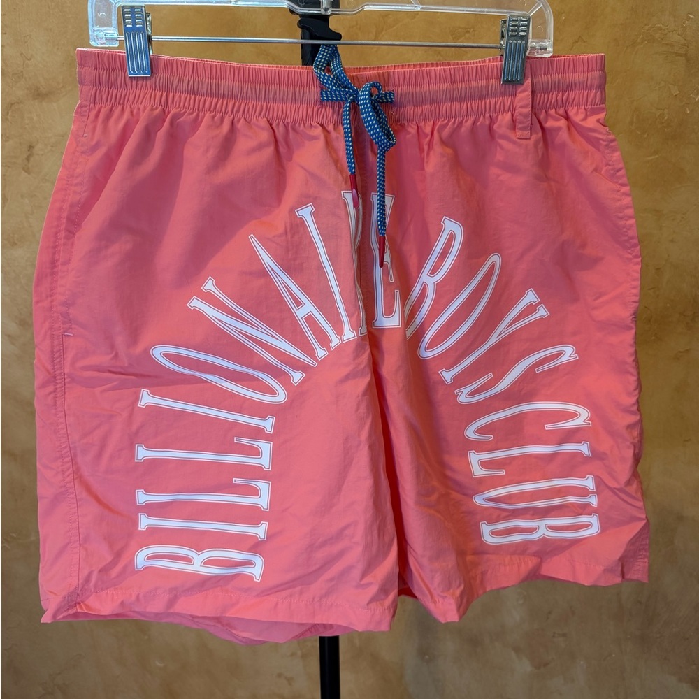 Billionaire Boys Club Coral Shorts with White Logo